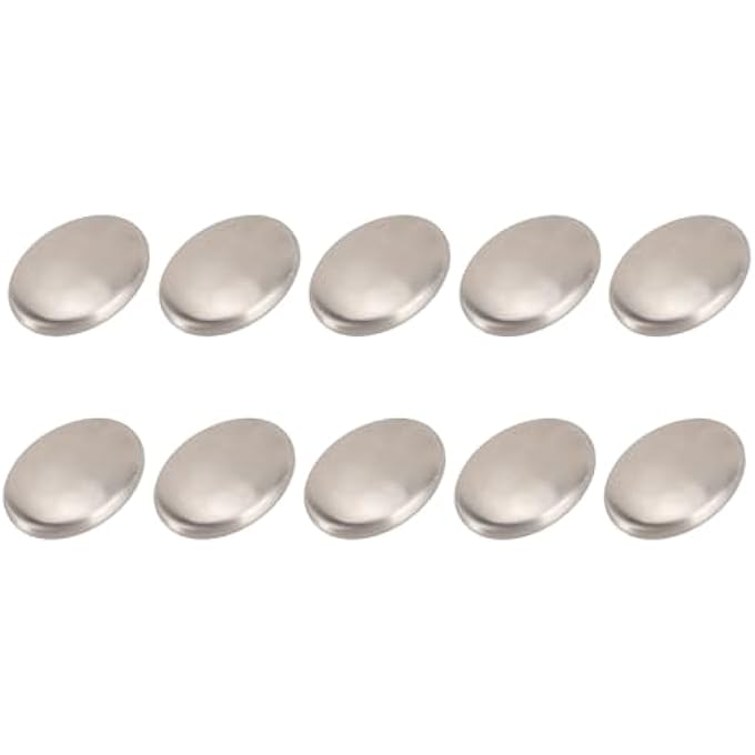 Bewinner METAL SOAP BAR PREMIUM STAINLESS STEEL HAND ODOR REMOVER FOR SMOKE ONION FISH SMELL FOR HEAVY WORKERS 3 X (10PCS) - Image 1